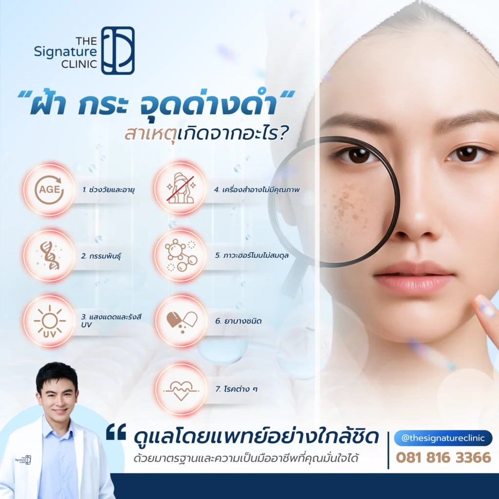 ฝ้า กระ จุดด่างดํา