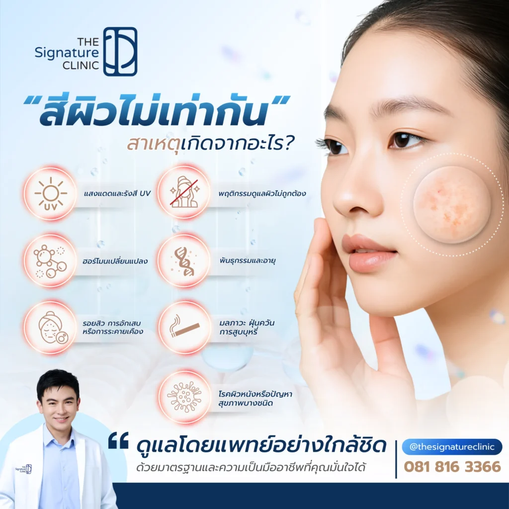 สีผิวไม่เท่ากัน